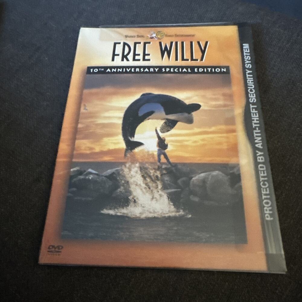 Free Willy (DVD, 10th Anniversary Special Edition) Brand New Sealed